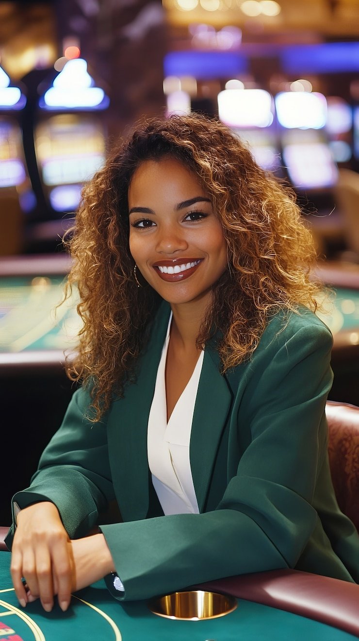 briobola Teen Patti live-dealer table with professional croupier